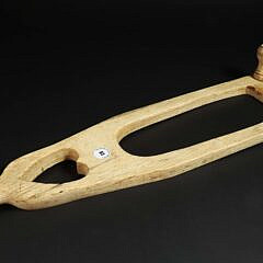 Rare Antique Whale Bone Boot Jack and Pull, 19th Century