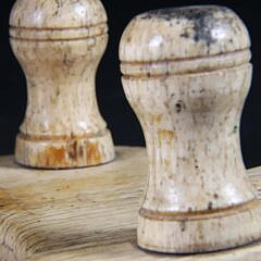 Rare Antique Whale Bone Boot Jack and Pull, 19th Century