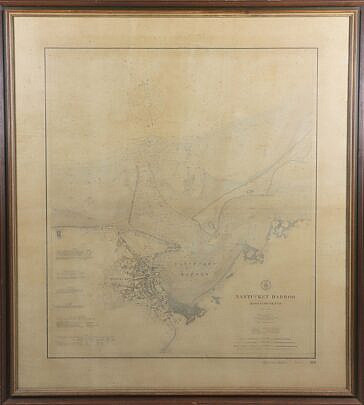 "Nantucket Harbor, Massachusetts" Chart, 1906
