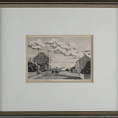 Ruth Havilland Sutton Etching "Gorham