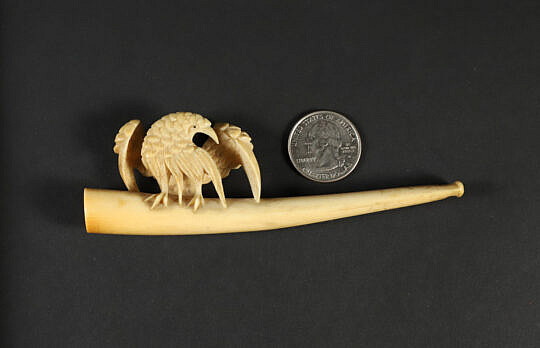 Antique "Eagle" Carved Cigarette Holder, 19th Century