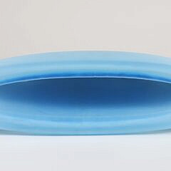George Bucquet Cast Glass and Copper Leaf Bowl, 2003