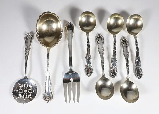 Three Sterling Silver Serving Pieces