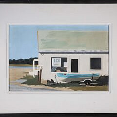 John Austin Tempera on Artist Board "Ice House"