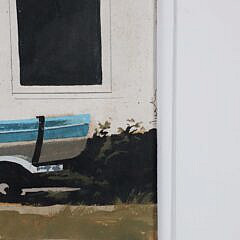 John Austin Tempera on Artist Board “Ice House”