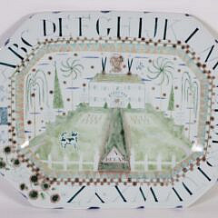 Mara Superior Porcelain "Alphabet" Porcelain Platter