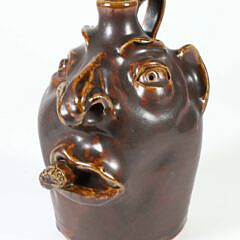 Vintage Ceramic Face Jug