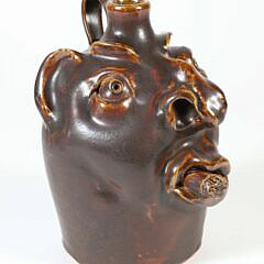 Vintage Ceramic Face Jug