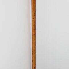 Carved Bulldog Bearing Teeth Walking Stick, 19th Century