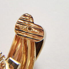 Cartier 18k Gold Trinity Clip Earrings
