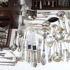 Gorham Strasbourg Pattern Sterling Silver Flatware Service, 321 Pieces and Approximately 360 Troy Ounces