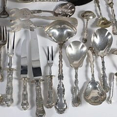 Gorham Strasbourg Pattern Sterling Silver Flatware Service, 321 Pieces and Approximately 360 Troy Ounces