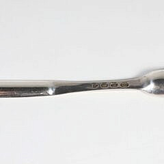Irish George III Sterling Silver Marrow Spoon, Mark of Michael Keating, Dublin, 1796