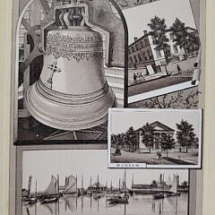Rare Late 19th C. Nantucket Souvenir Fold Out Illustrated Booklet