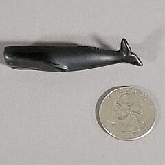 Rare Vintage Old Spouter Nantucket Pottery Sperm Whale Pin