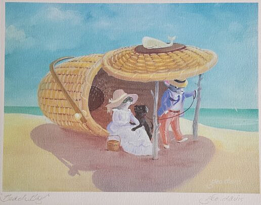 1772-1865 Goeorge Davis Beach Bag A