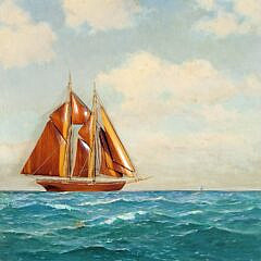 1777-1865 Schooner Diorama A
