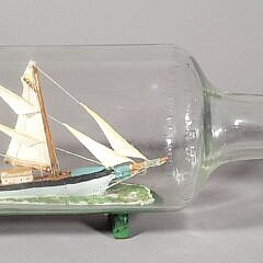 1785-1865 Ship in Bottle A