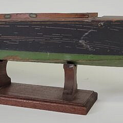 Antique Flying Yankee Model 73 Wind Up Pond Boat Wooden Toy