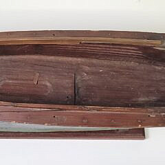 Antique Flying Yankee Model 73 Wind Up Pond Boat Wooden Toy