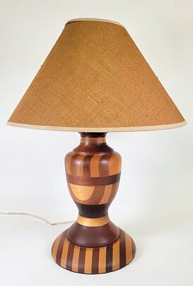 1796-1865 Inlaid Lamp A