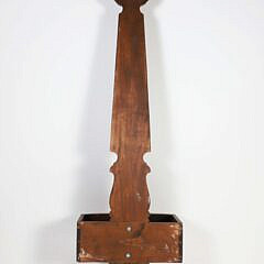 Nantucket Greeting or Business Card Rack with Carved Whale and Nantucket Basket Base