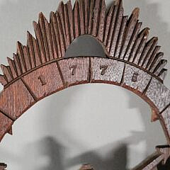 Antique Folk Art Patriotic American Revolution Bunker Hill Monument Shelf
