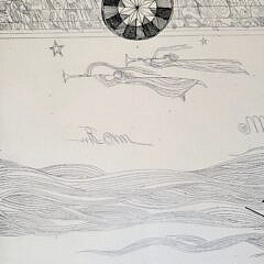 John Lochtefeld (1933-2025) Limited Edition Nantucket Etching “Far Side of the Sea”