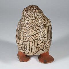 Native American Zuni Pottery Owl Effigy, Early 20th Century