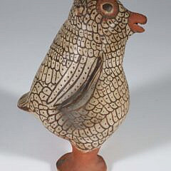 Native American Zuni Pottery Owl Effigy, Early 20th Century