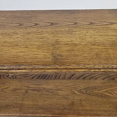 Antique Aesthetic Movement Bamboo and Oak Etagere Bookshelf