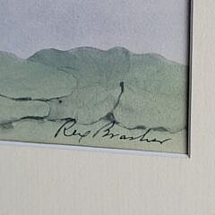 Pair of Signed Rex Brasher Hand Colored Duck Collotype Prints