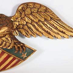 Louisburg Style Giltwood Eagle Wall Plaque by Richard Orr