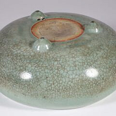 “Lonquan” Celedon Crackle Glazed Tripod Censer, Qing Dynasty