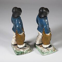 Two Cast Iron Sailor Doorstops
