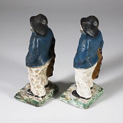 Two Cast Iron Sailor Doorstops
