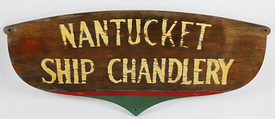 Original Nantucket Ship Chandlery Sign