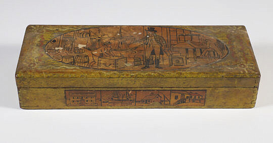 Tony Sarg (1880-1942)Decoupage Glove Box
