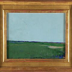 Anne Packard Oil on Canvas Landscape Titled "Flatlands"