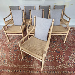 2-5701 Eight Morning Works Dining Chairs A