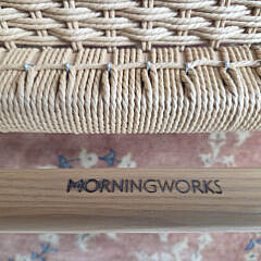 Set of Eight Morning Works Hand Crafted Highback Dining Chairs