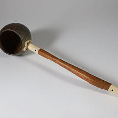 Whaleman Made Rum Coconut Dipper, circa 1850