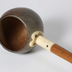 Whaleman Made Rum Coconut Dipper, circa 1850