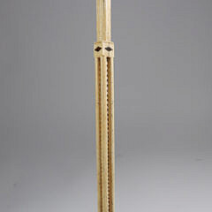 Whaler Made Architectural Capstan Grip Walking Stick, mid 19th Century,