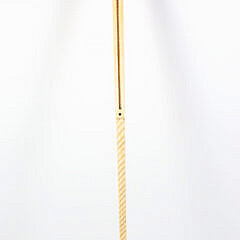 Whaler Made Architectural Capstan Grip Walking Stick, mid 19th Century,