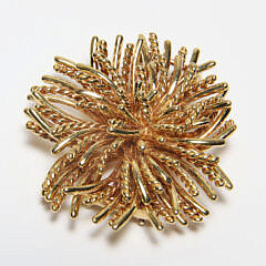 20-5635 Tiffany 18k gold Sea Urchin Brooch A IMG_8795