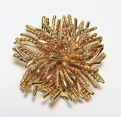 20-5635 Tiffany 18k gold Sea Urchin Brooch A IMG_8795