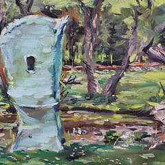 Andrew Shunney Oil on Linen “Beach Chair”