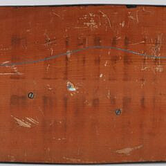 Vintage Carved and Painted Folk Art Sperm Whale Plaque, Mid 20th Century
