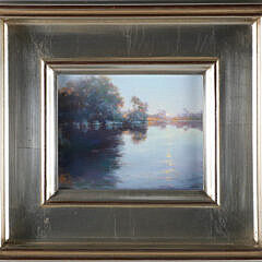 Arnold Desmarais Oil on Masonite “Quite Inlet”
